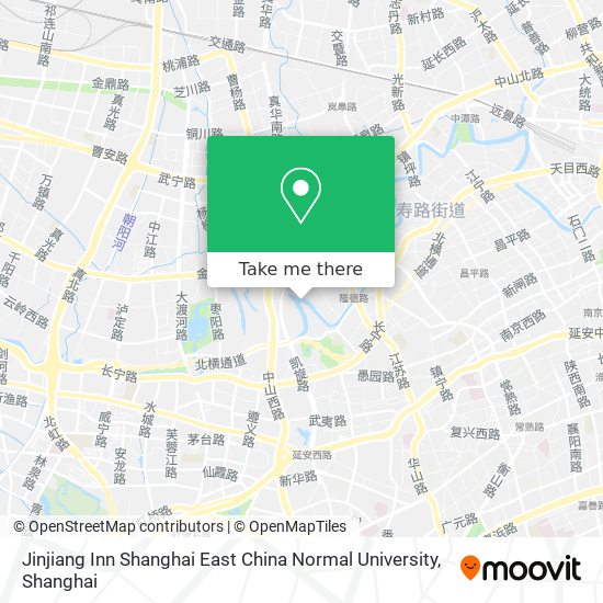 Jinjiang Inn Shanghai East China Normal University map