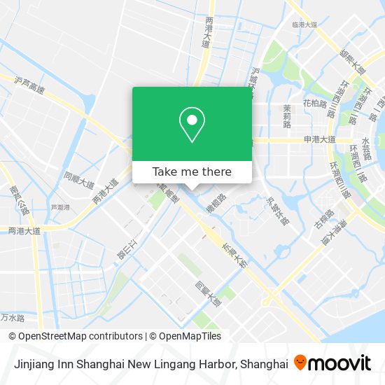 Jinjiang Inn Shanghai New Lingang Harbor map
