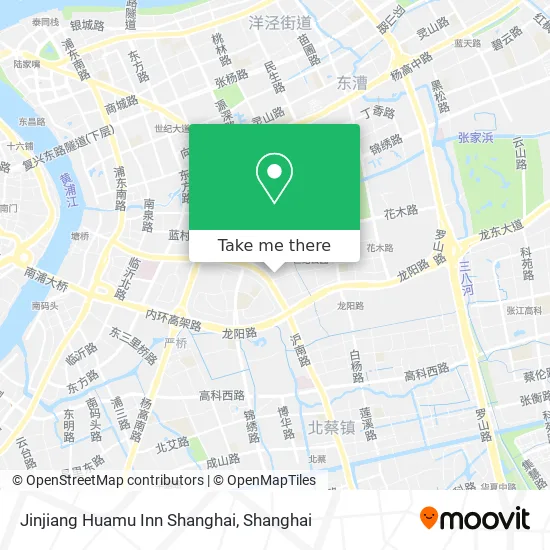 Jinjiang Huamu Inn Shanghai map