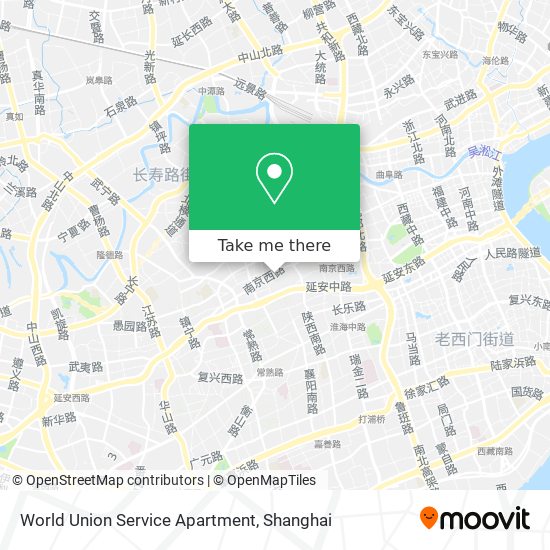 World Union Service Apartment map