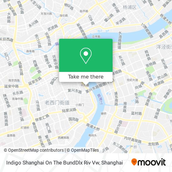 Indigo Shanghai On The BundDlx Riv Vw map