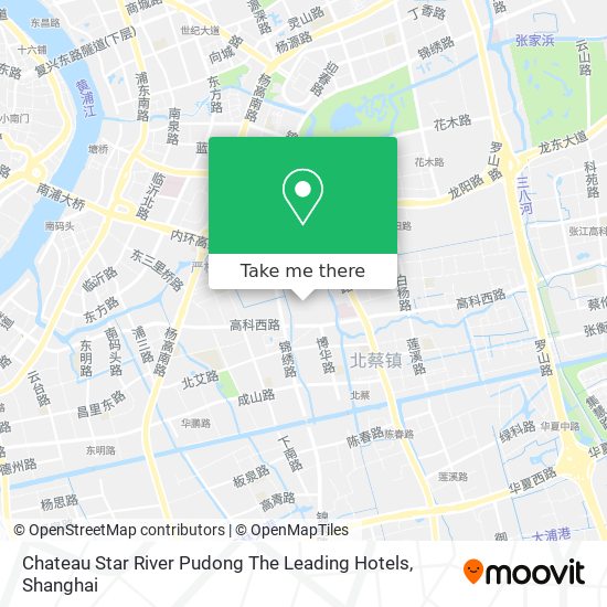 Chateau Star River Pudong The Leading Hotels map