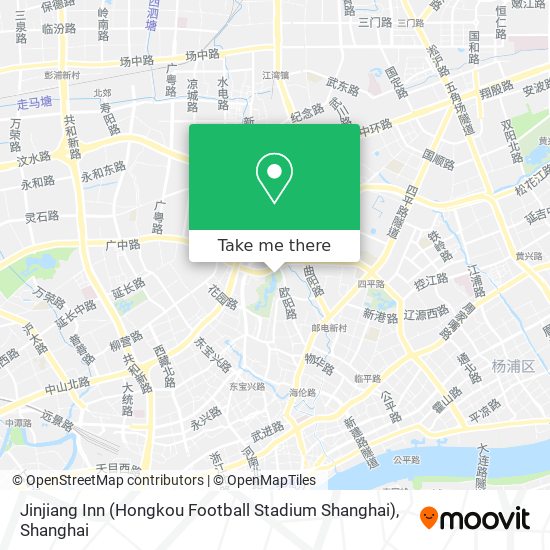 Jinjiang Inn (Hongkou Football Stadium Shanghai) map