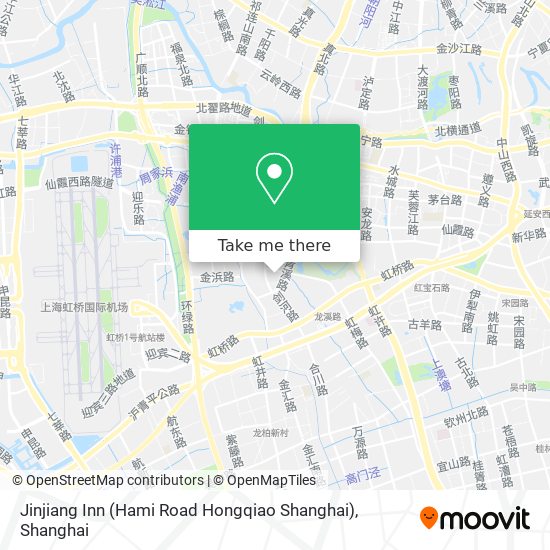 Jinjiang Inn (Hami Road Hongqiao Shanghai) map