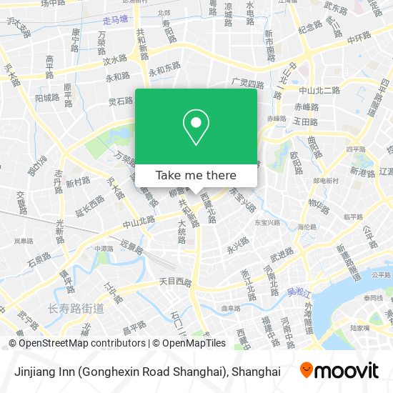 Jinjiang Inn (Gonghexin Road Shanghai) map