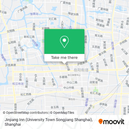 Jinjiang Inn (University Town Songjiang Shanghai) map