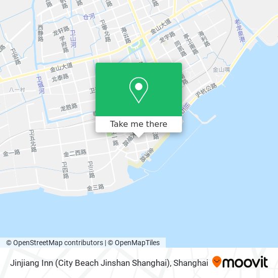 Jinjiang Inn (City Beach Jinshan Shanghai) map