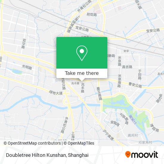 Doubletree Hilton Kunshan map