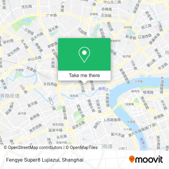 Fengye Super8 Lujiazui map