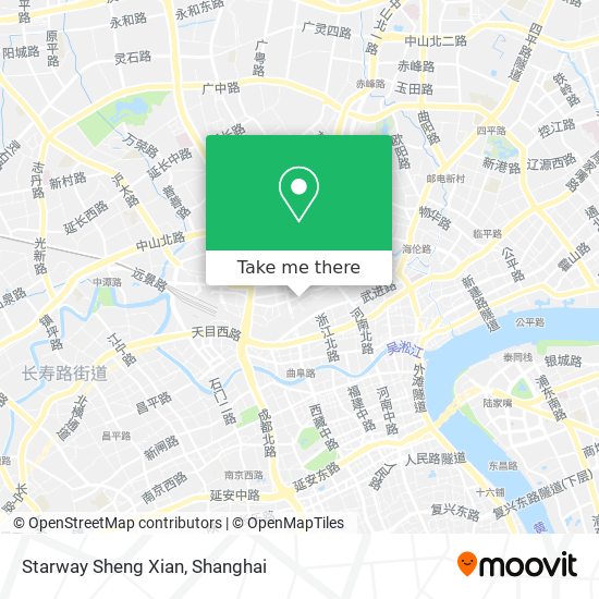 Starway Sheng Xian map