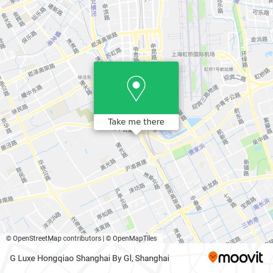 G Luxe Hongqiao Shanghai By Gl map
