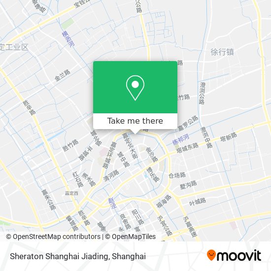 Sheraton Shanghai Jiading map
