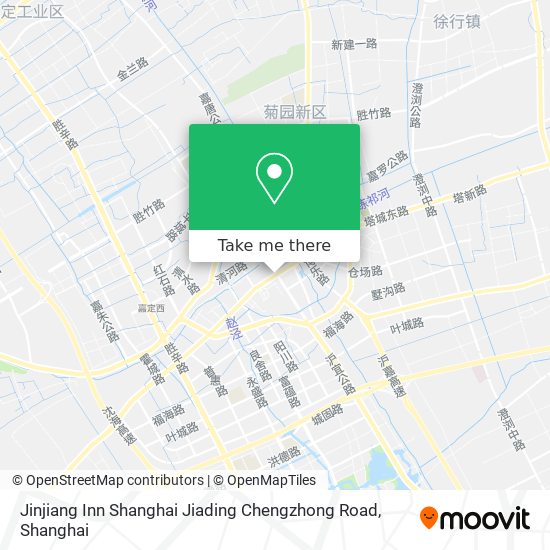 Jinjiang Inn Shanghai Jiading Chengzhong Road map