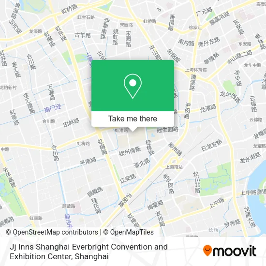 Jj Inns Shanghai Everbright Convention and Exhibition Center map