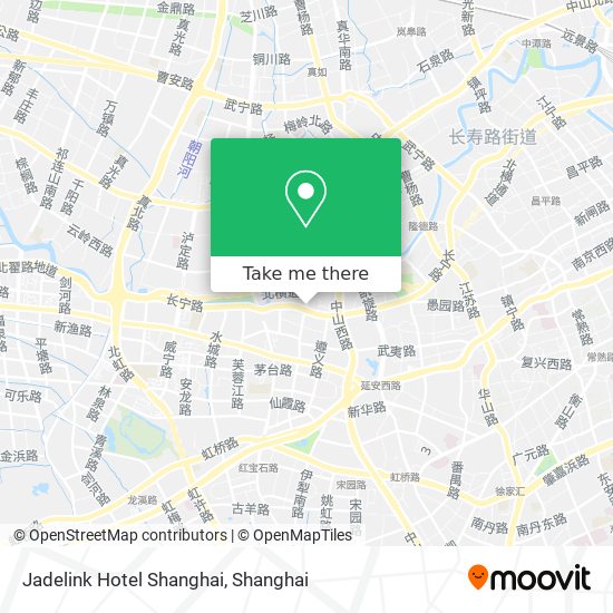 Jadelink Hotel Shanghai map