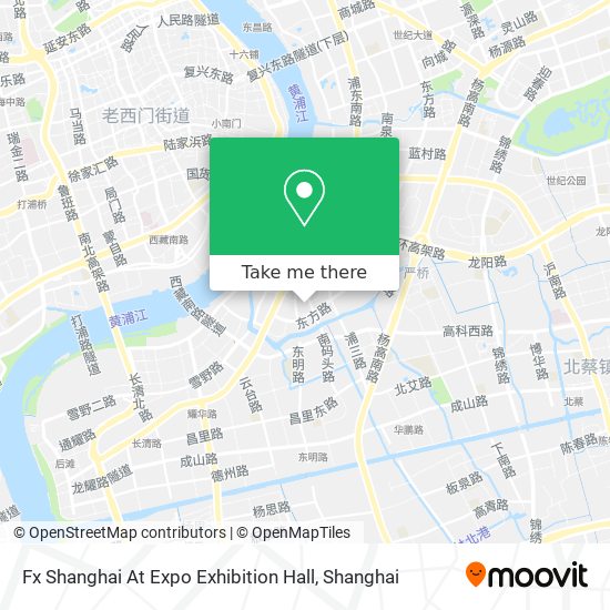 Fx Shanghai At Expo Exhibition Hall map
