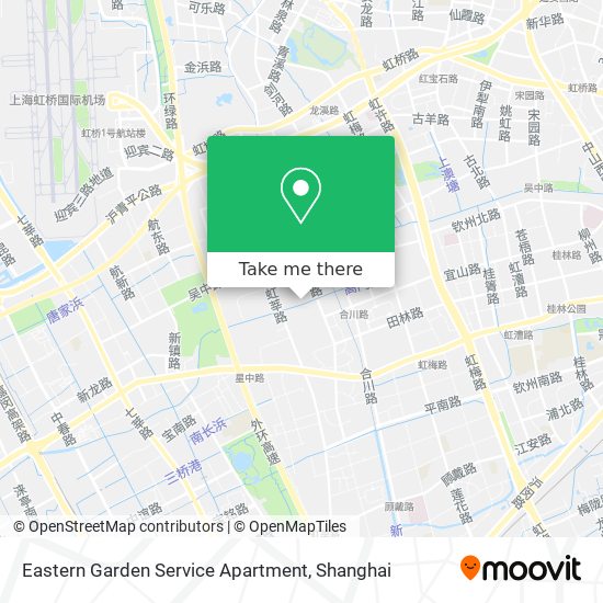 Eastern Garden Service Apartment map