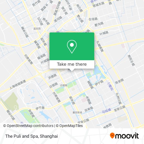 The Puli and Spa map