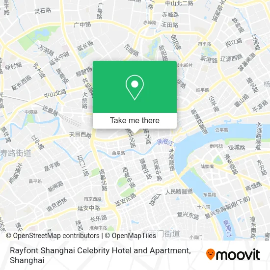 Rayfont Shanghai Celebrity Hotel and Apartment map