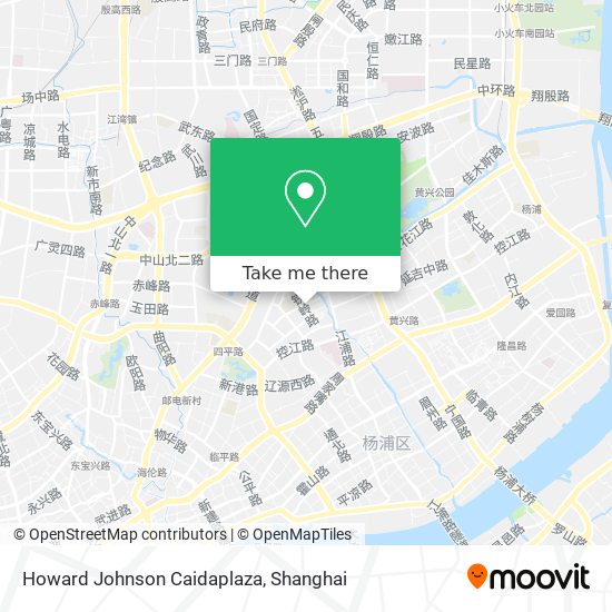 Howard Johnson Caidaplaza map