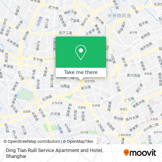 Ding Tian Ruili Service Apartment and Hotel map