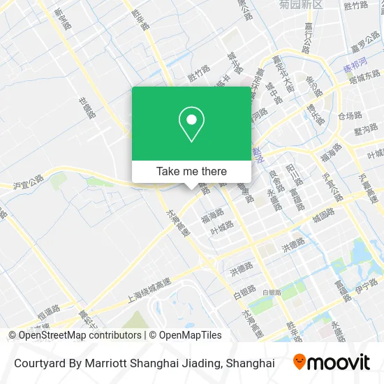 Courtyard By Marriott Shanghai Jiading map