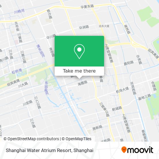 Shanghai Water Atrium Resort map