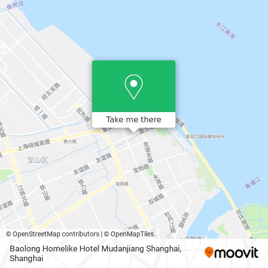 Baolong Homelike Hotel Mudanjiang Shanghai map