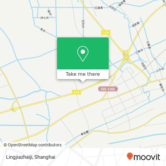 Lingjiazhaiji map