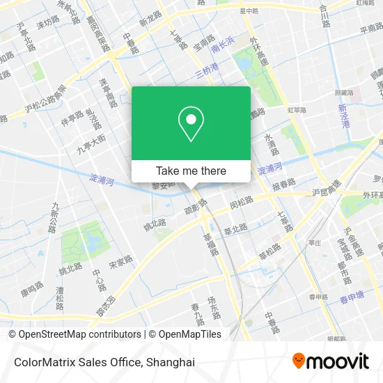 ColorMatrix Sales Office map