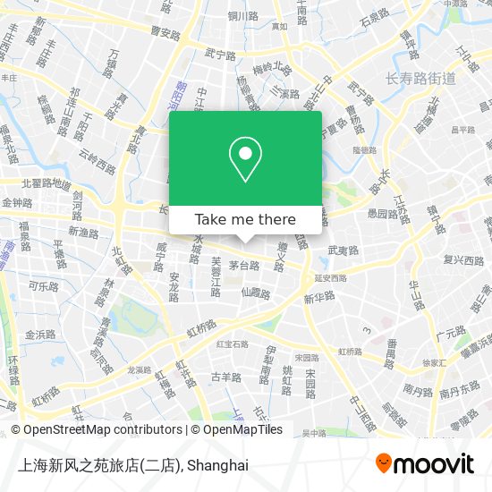 上海新风之苑旅店(二店) map
