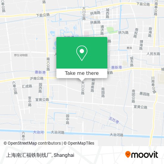 上海南汇福铁制线厂 map