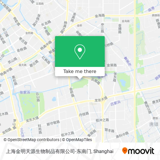 上海金明天源生物制品有限公司-东南门 map