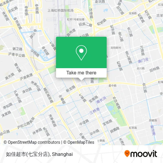如佳超市(七宝分店) map