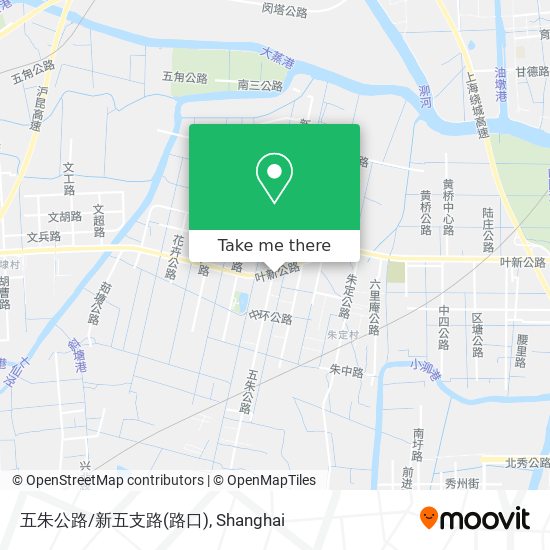 五朱公路/新五支路(路口) map