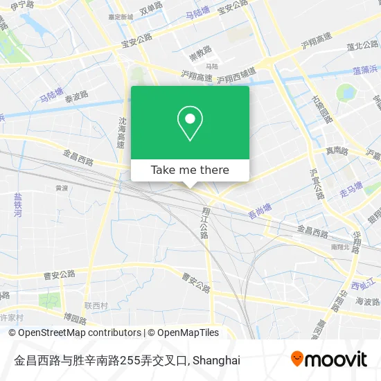 金昌西路与胜辛南路255弄交叉口 map