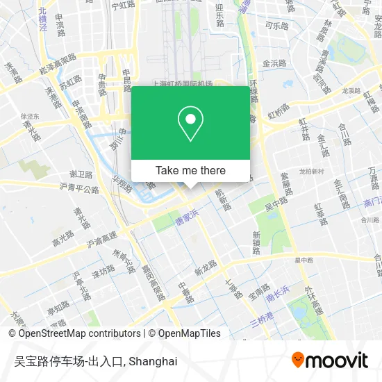 吴宝路停车场-出入口 map