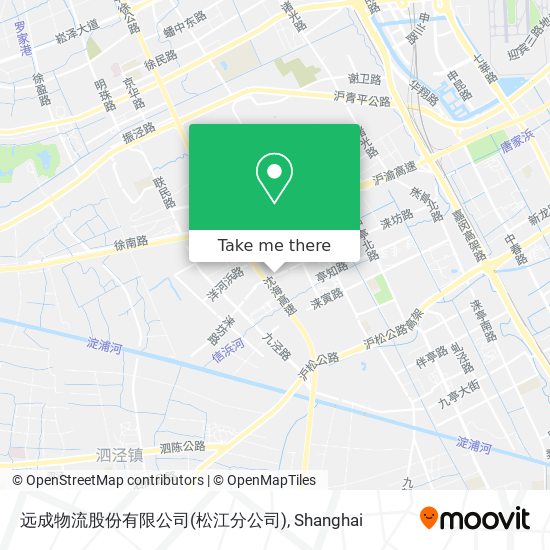 远成物流股份有限公司(松江分公司) map