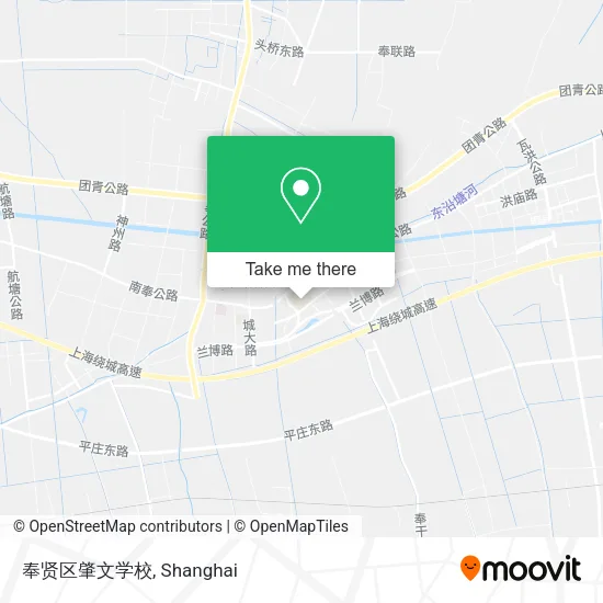 奉贤区肇文学校 map
