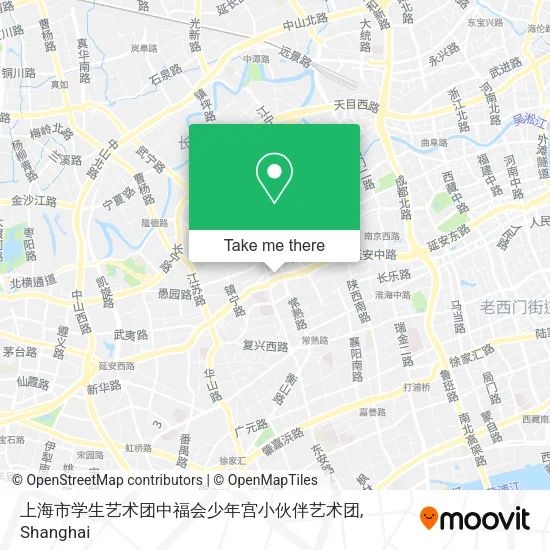 上海市学生艺术团中福会少年宫小伙伴艺术团 map