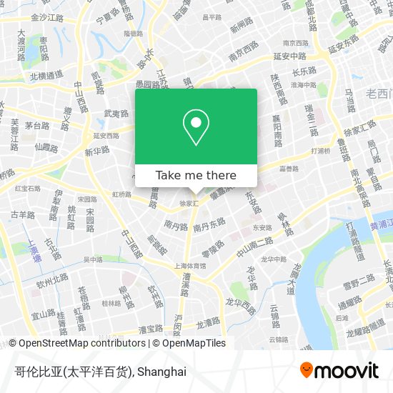 哥伦比亚(太平洋百货) map