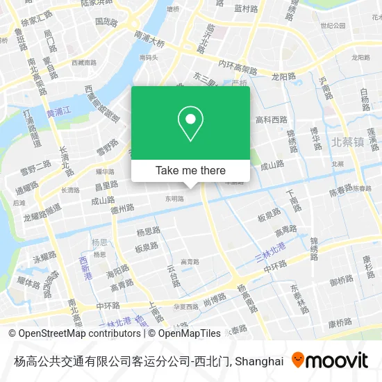 杨高公共交通有限公司客运分公司-西北门 map