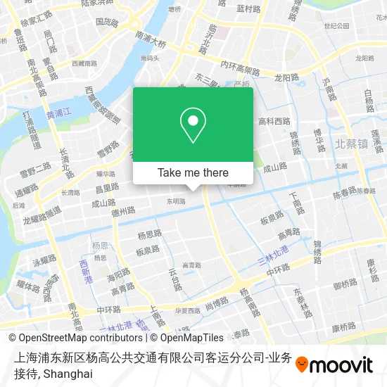 上海浦东新区杨高公共交通有限公司客运分公司-业务接待 map