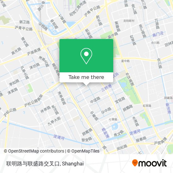 联明路与联盛路交叉口 map