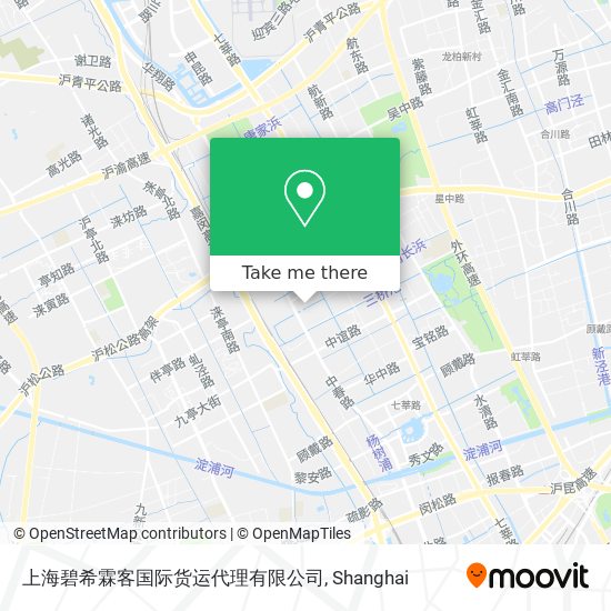 上海碧希霖客国际货运代理有限公司 map