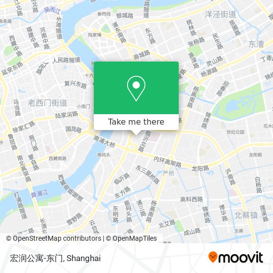 宏润公寓-东门 map