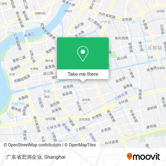 广东省宏润企业 map