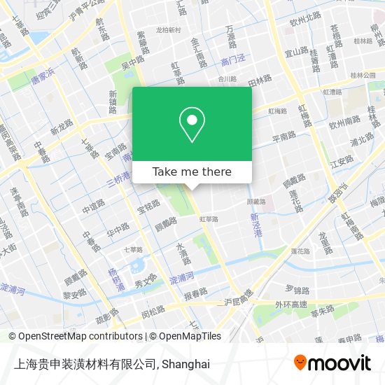 上海贵申装潢材料有限公司 map