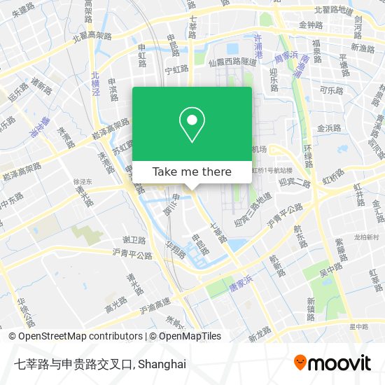 七莘路与申贵路交叉口 map