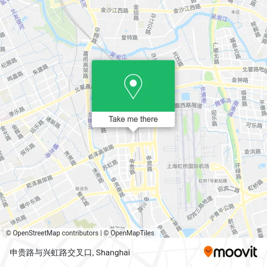 申贵路与兴虹路交叉口 map